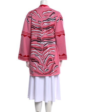 Hayley Menzies Printed Open Front Sweater