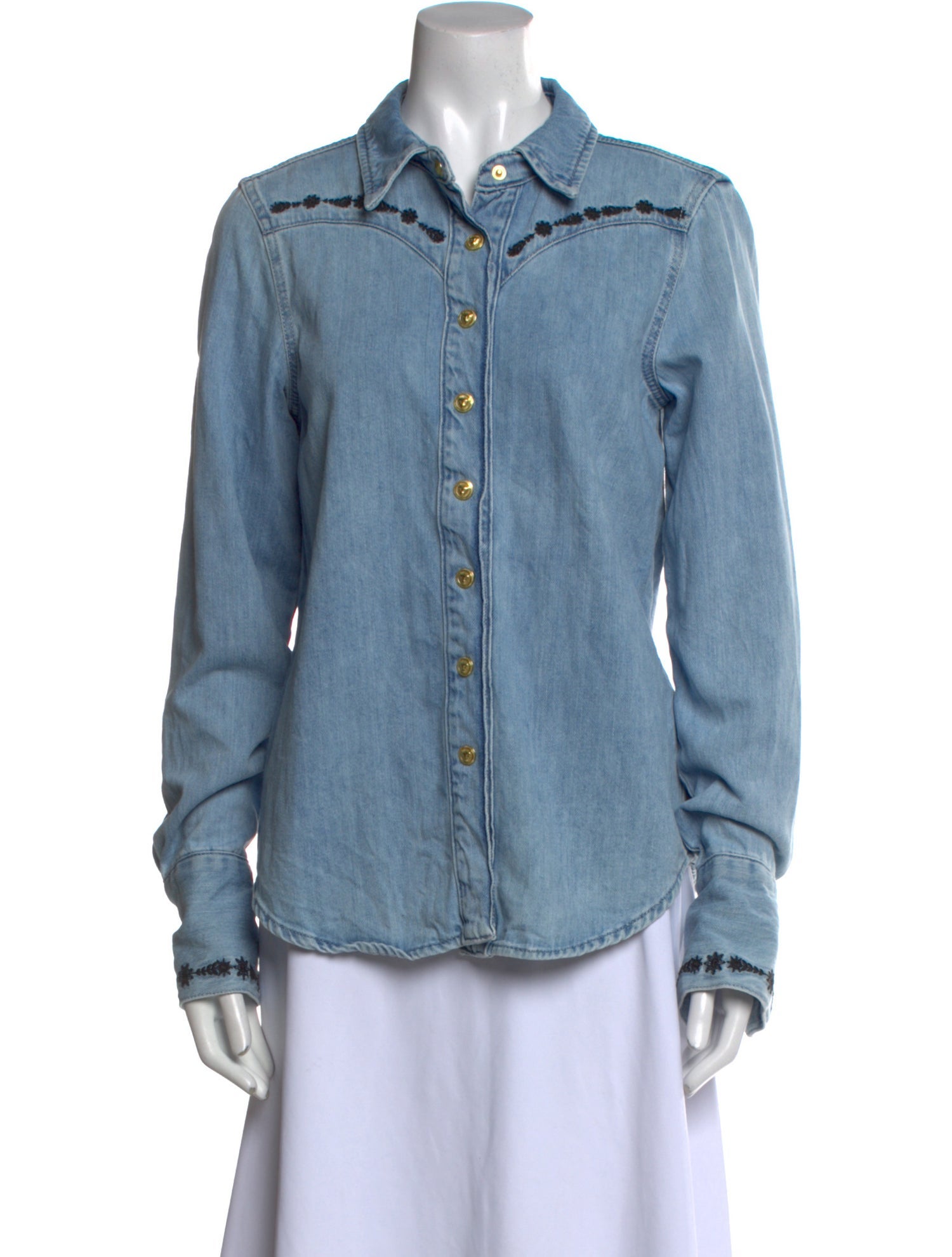 Hayley Menzies Long Sleeve Button-Up Top