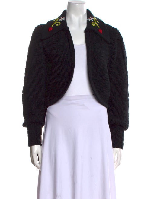 Hayley Menzies Merino Wool Open Front Sweater