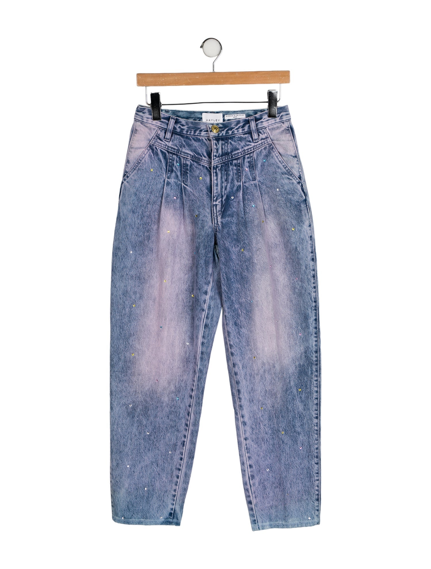 Hayley Menzies High-Rise Straight Leg Jeans