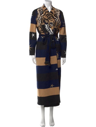 Hayley Menzies Striped V-Neck Sweater