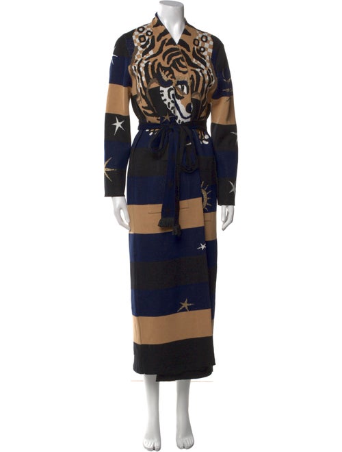 Hayley Menzies Striped V-Neck Sweater