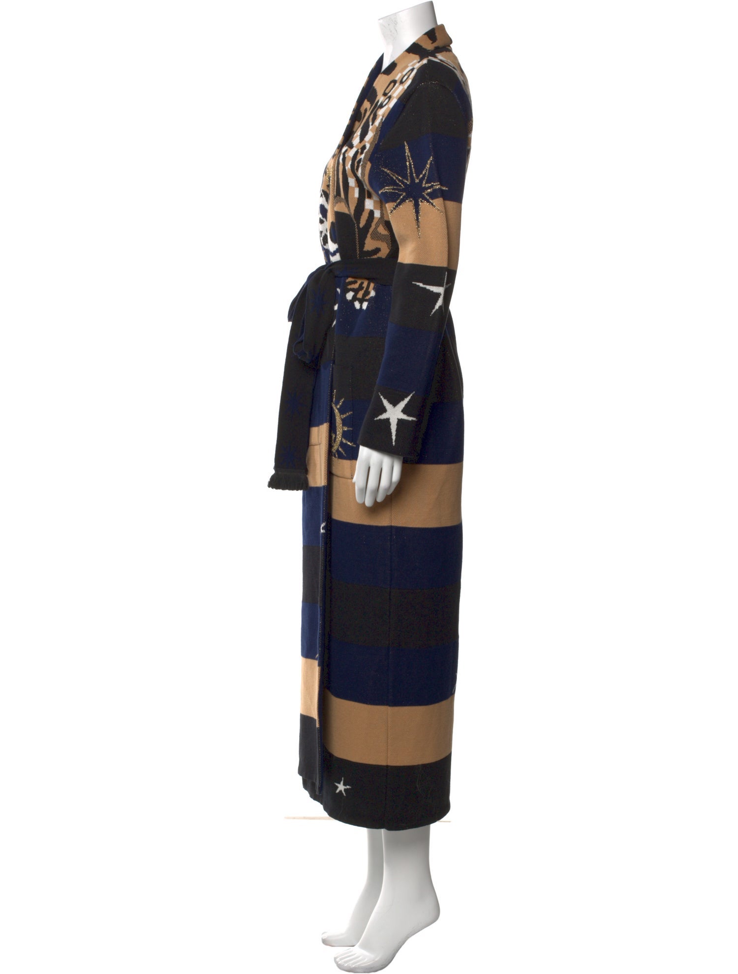 Hayley Menzies Striped V-Neck Sweater