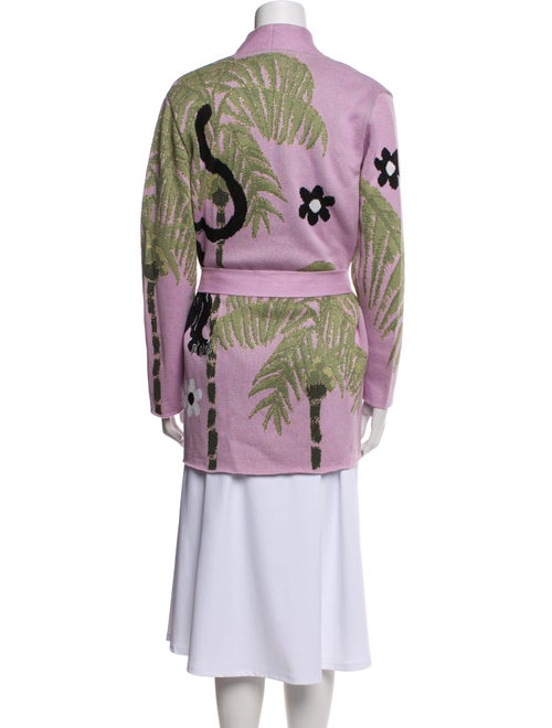 Hayley Menzies Printed V-Neck Sweater