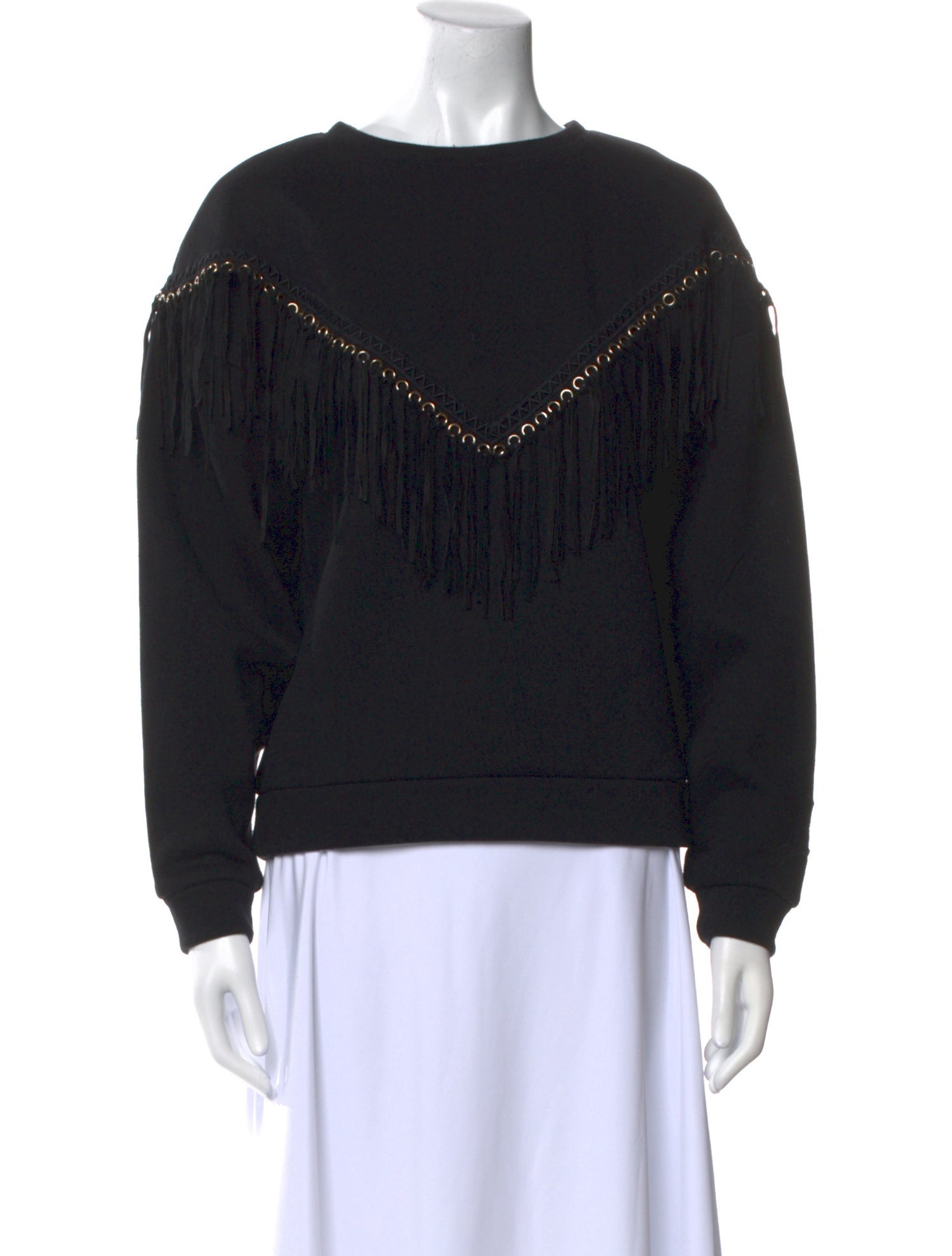 Hayley Menzies Bateau Neckline Long Sleeve Sweatshirt