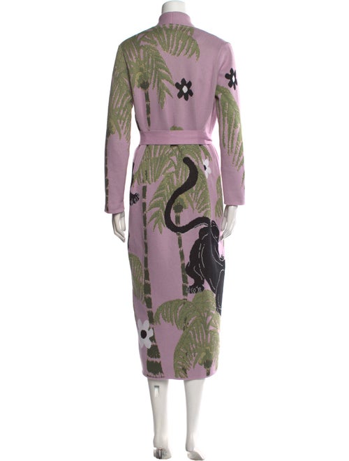 Hayley Menzies Floral Print V-Neck Sweater