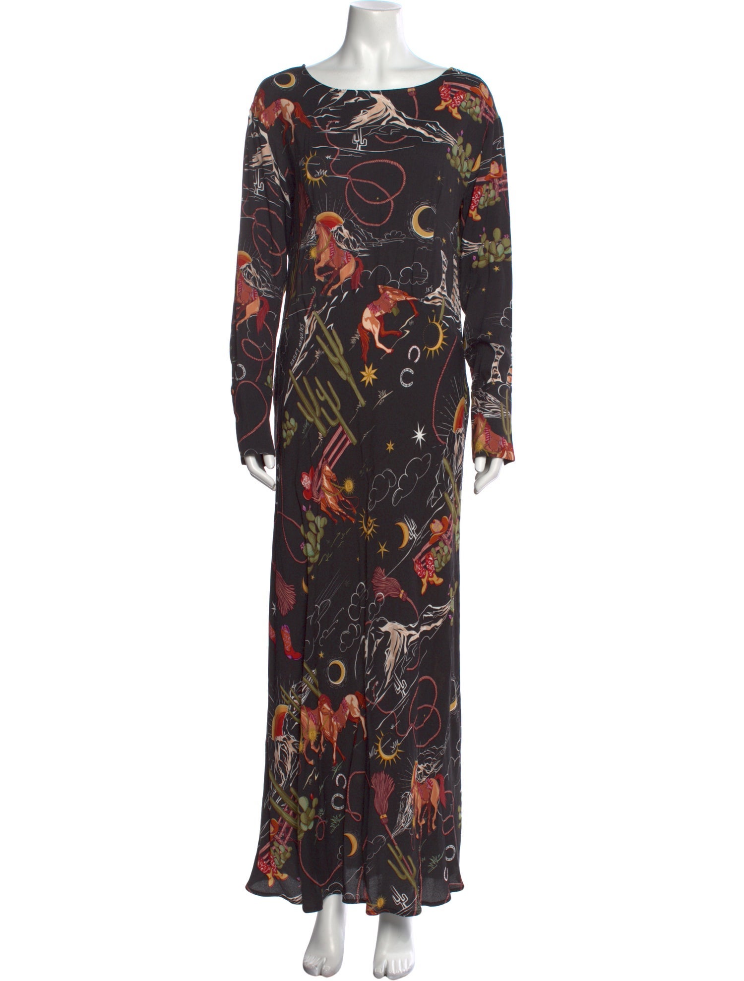 Hayley Menzies Printed Long Dress