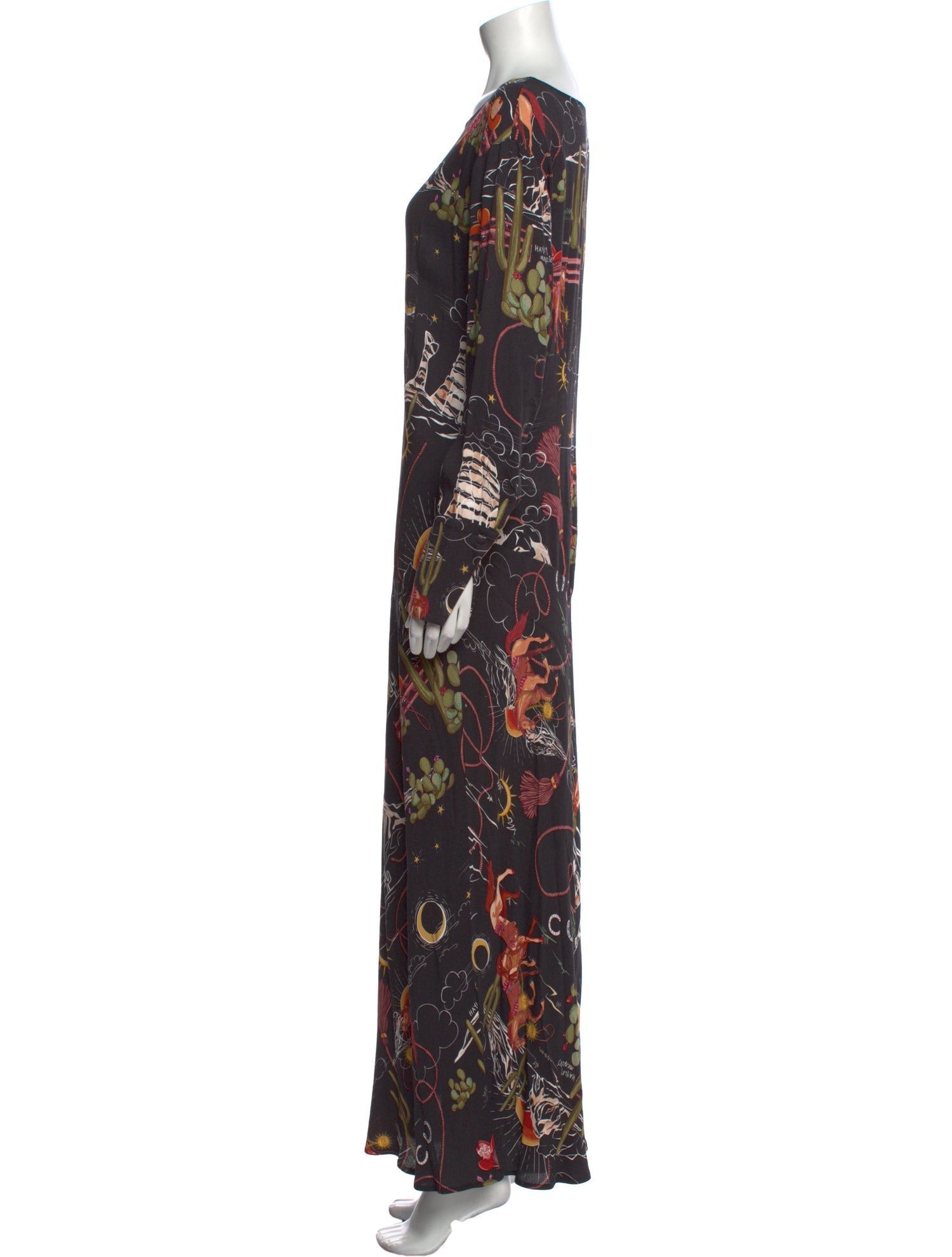 Hayley Menzies Printed Long Dress