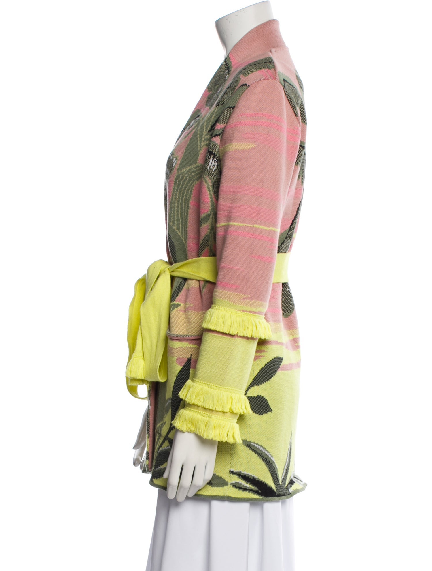 Hayley Menzies Floral Print Trench Coat