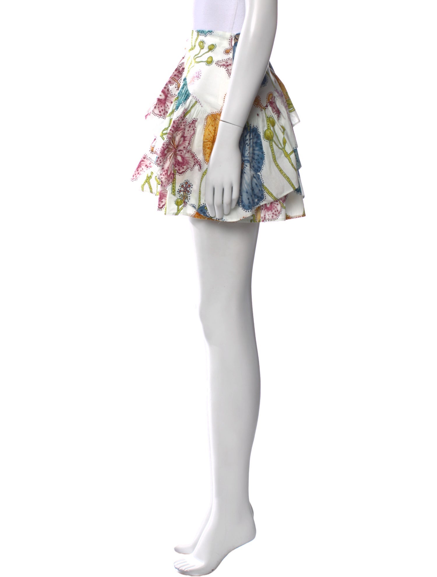 Hayley Menzies Floral Print Mini Skirt