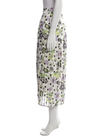 Hayley Menzies Silk Midi Length Skirt