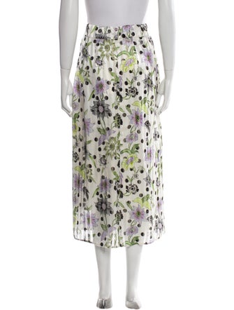 Hayley Menzies Silk Midi Length Skirt