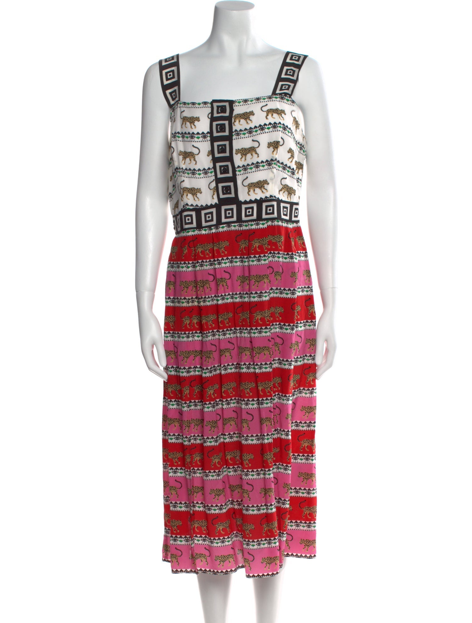 Hayley Menzies Silk Midi Length Dress