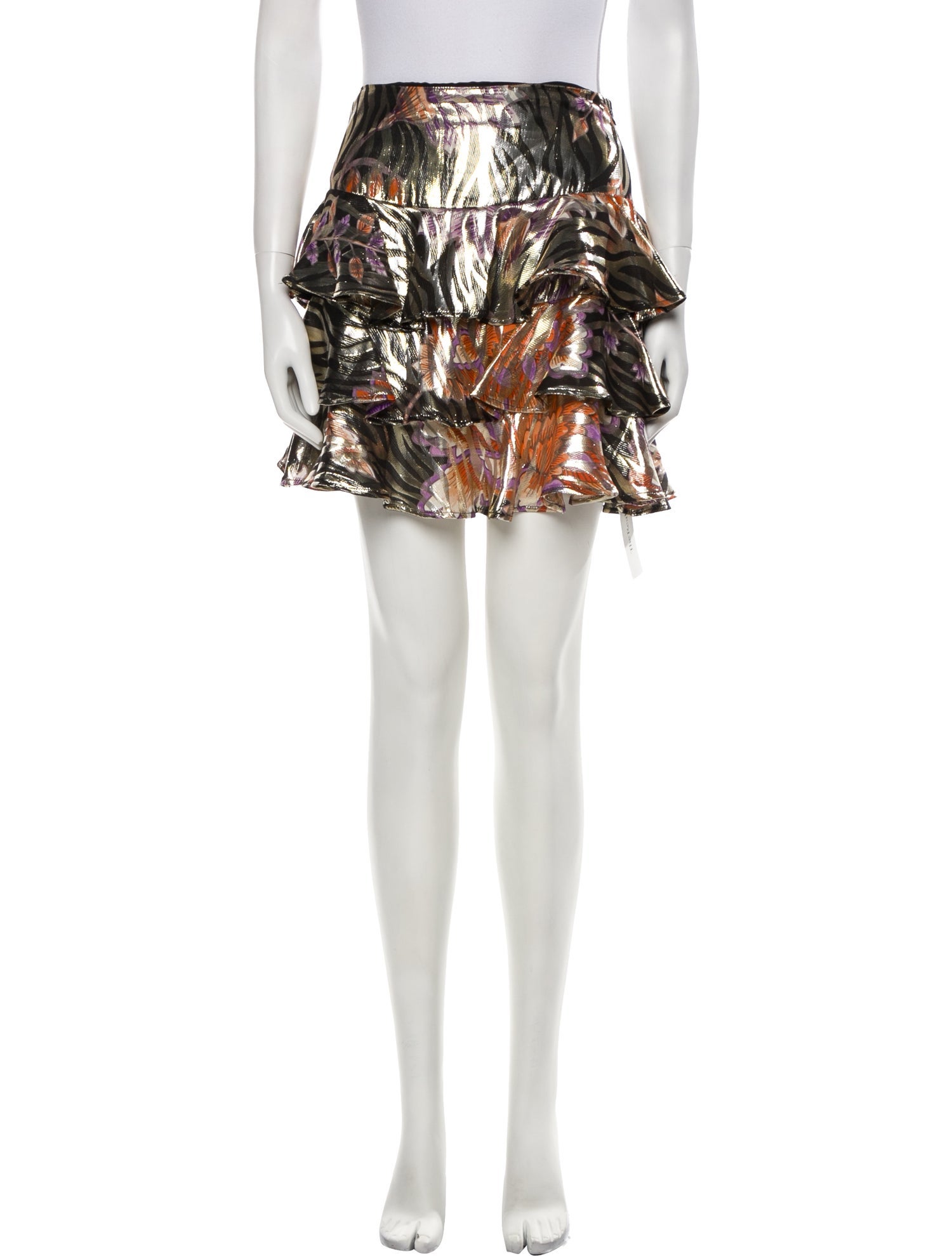 Hayley Menzies Silk Mini Skirt