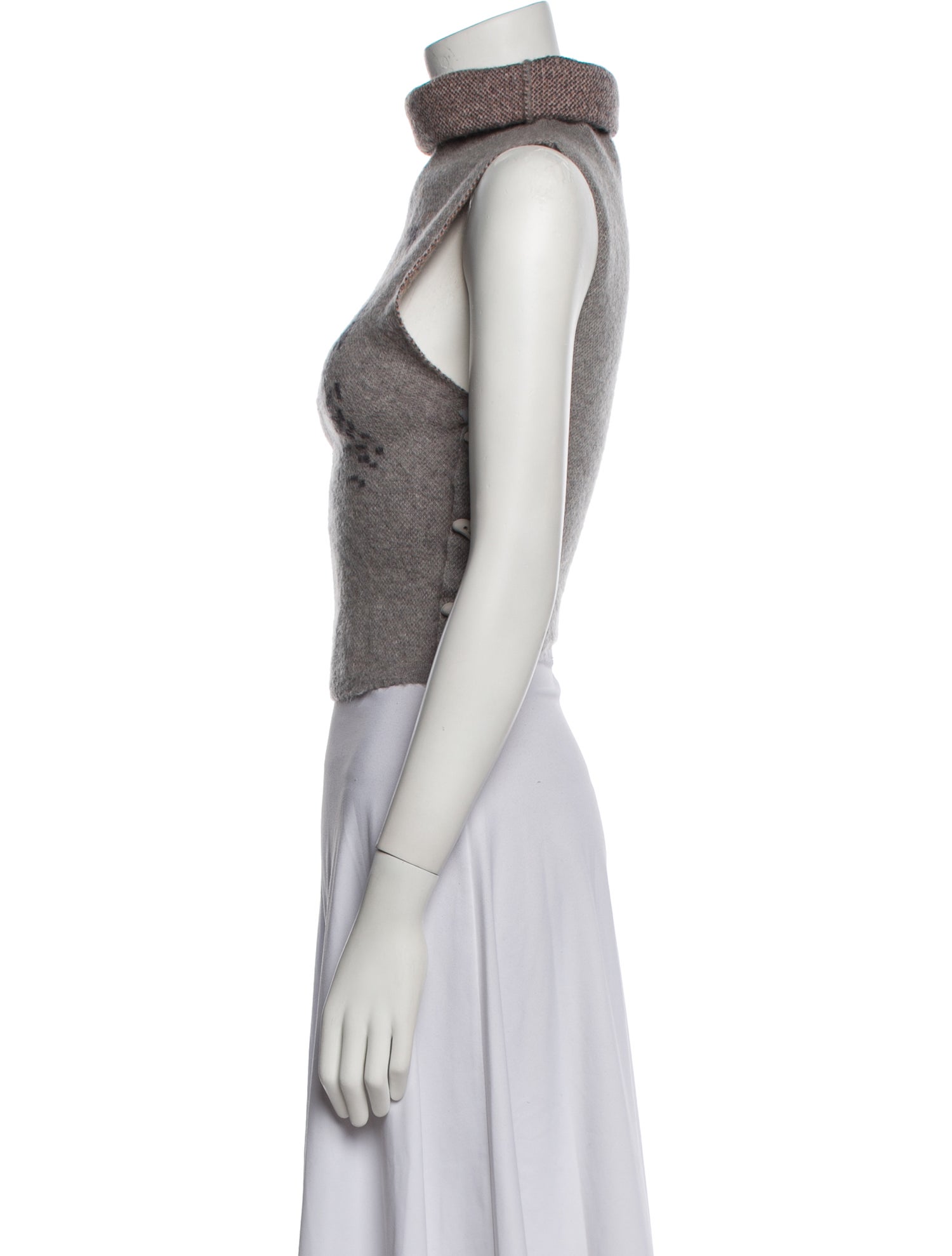 Hyein Seo Nylon Floral Print Crop Top