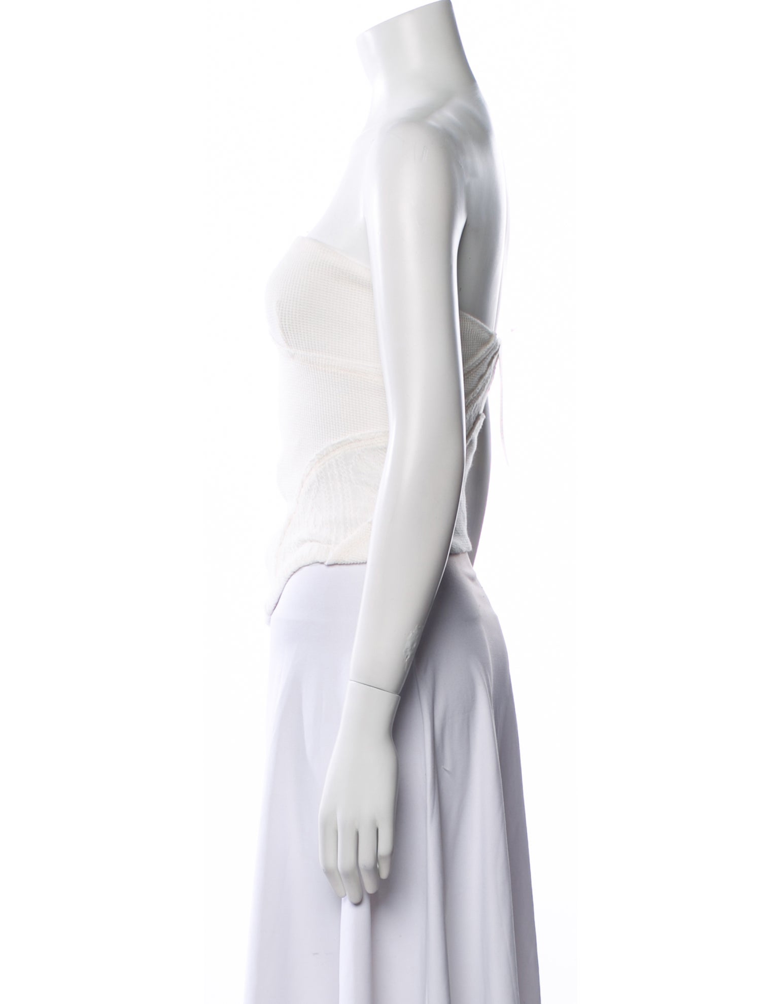 Hyein Seo Strapless Crop Top