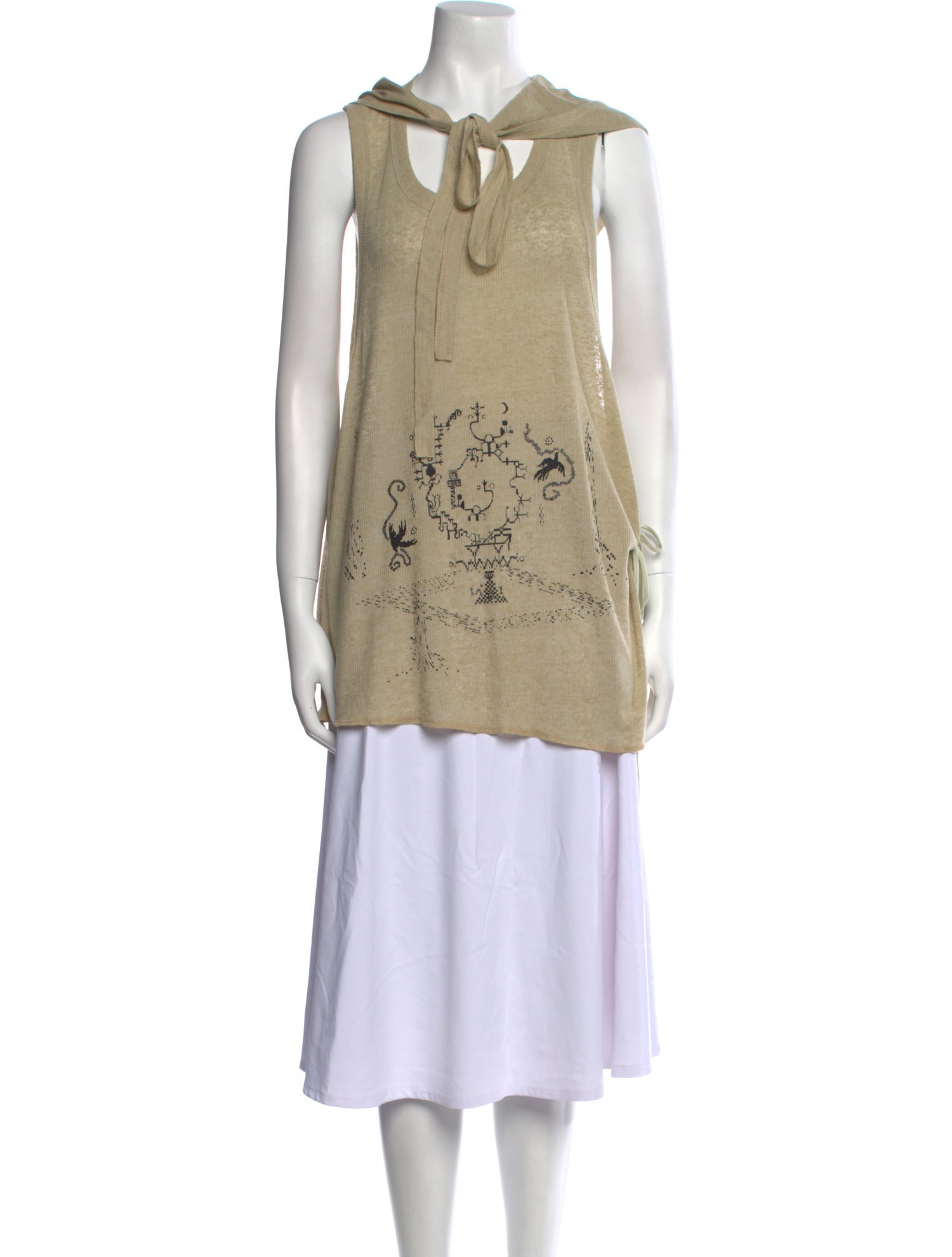 Hyein Seo Mock Neck Sleeveless Tunic