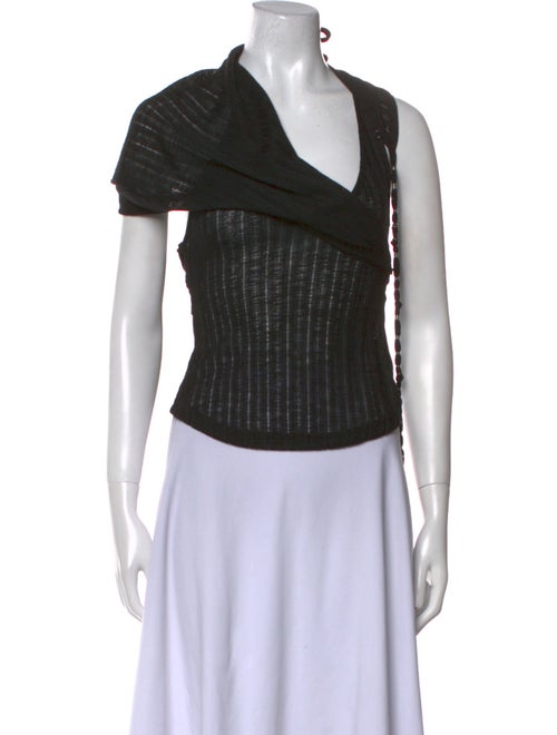 Hyein Seo One-Shoulder Sleeveless Crop Top