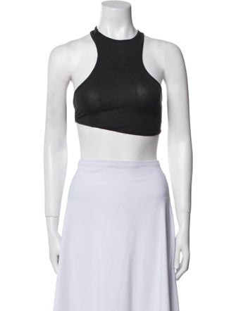 Hyein Seo Halterneck Sleeveless Crop Top