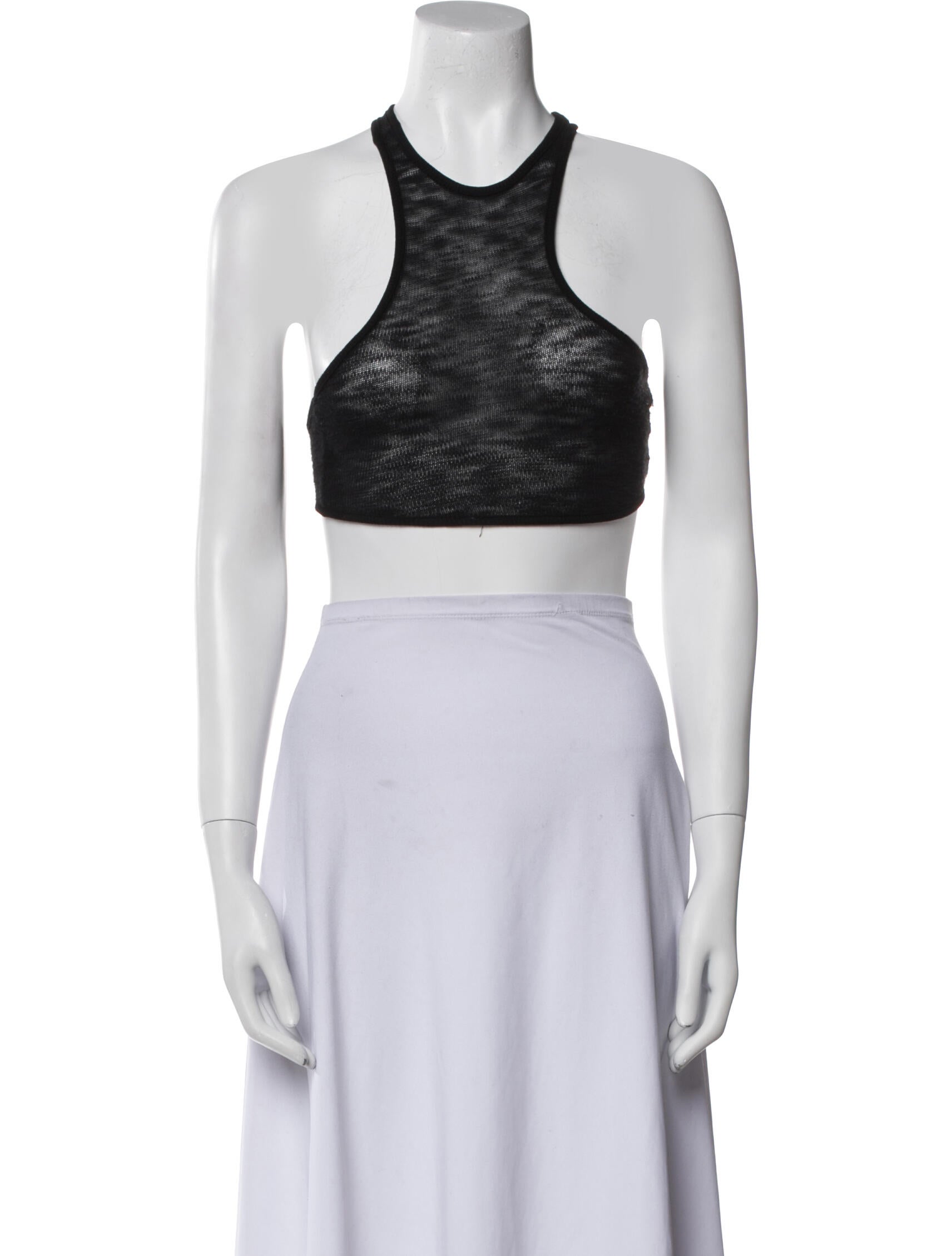 Hyein Seo Halterneck Sleeveless Crop Top