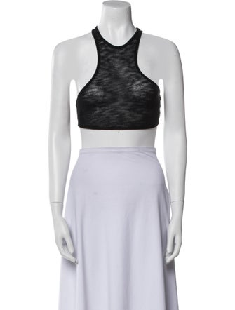 Hyein Seo Halterneck Sleeveless Crop Top