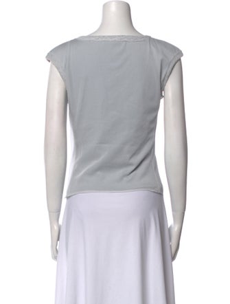 Hyein Seo Square Neckline Short Sleeve Top