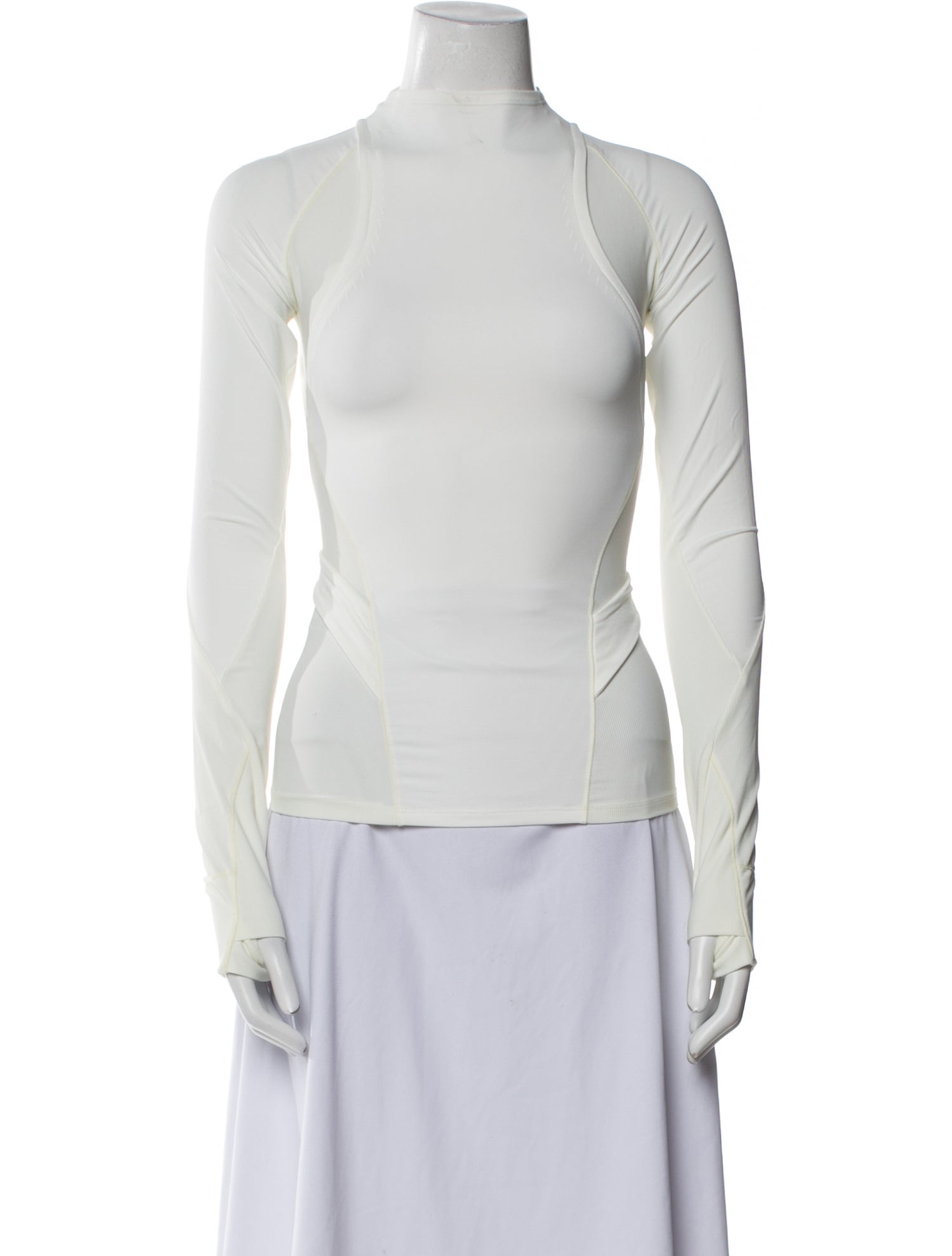 Hyein Seo Nylon Mock Neck Top w/ Tags