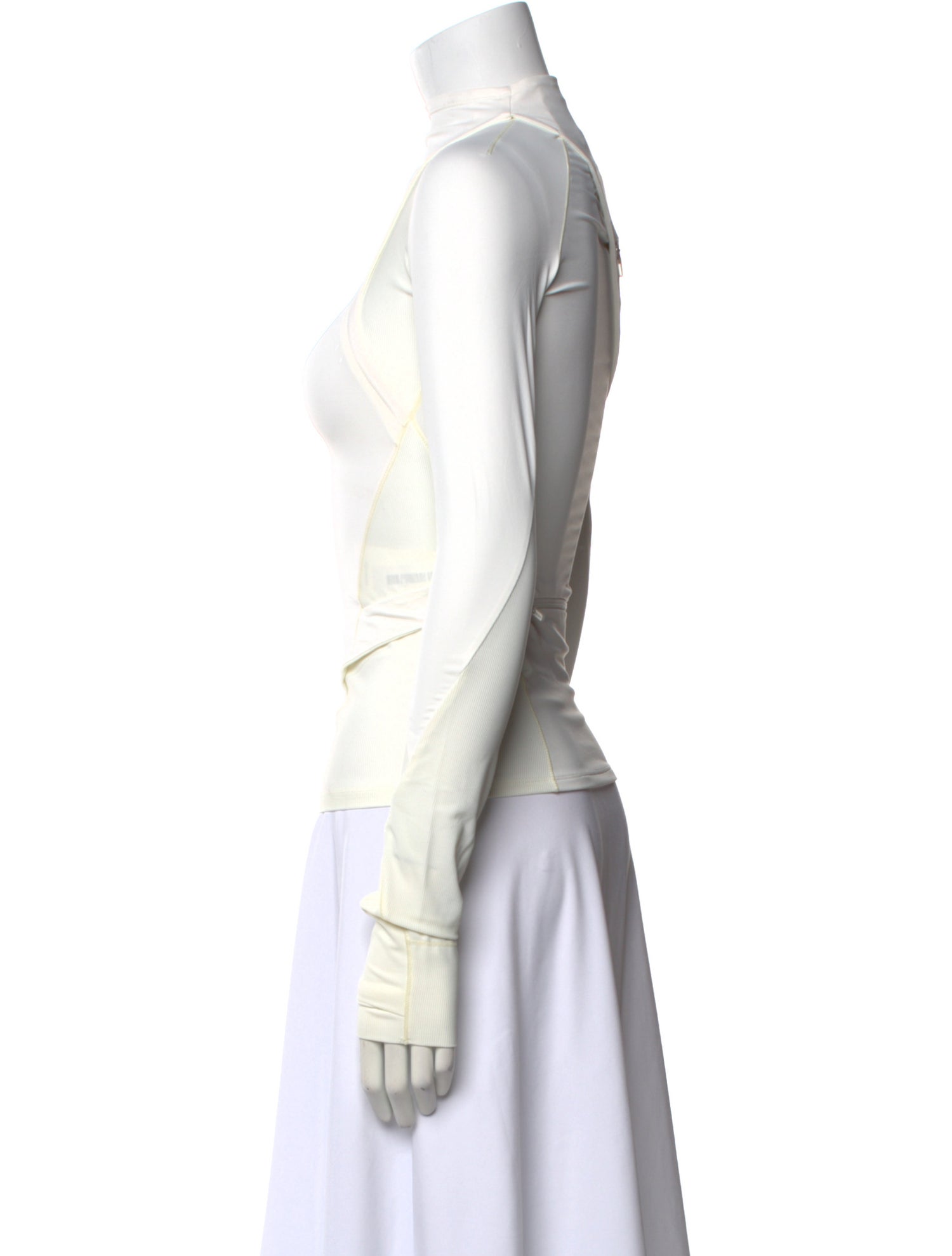 Hyein Seo Nylon Mock Neck Sweatshirt