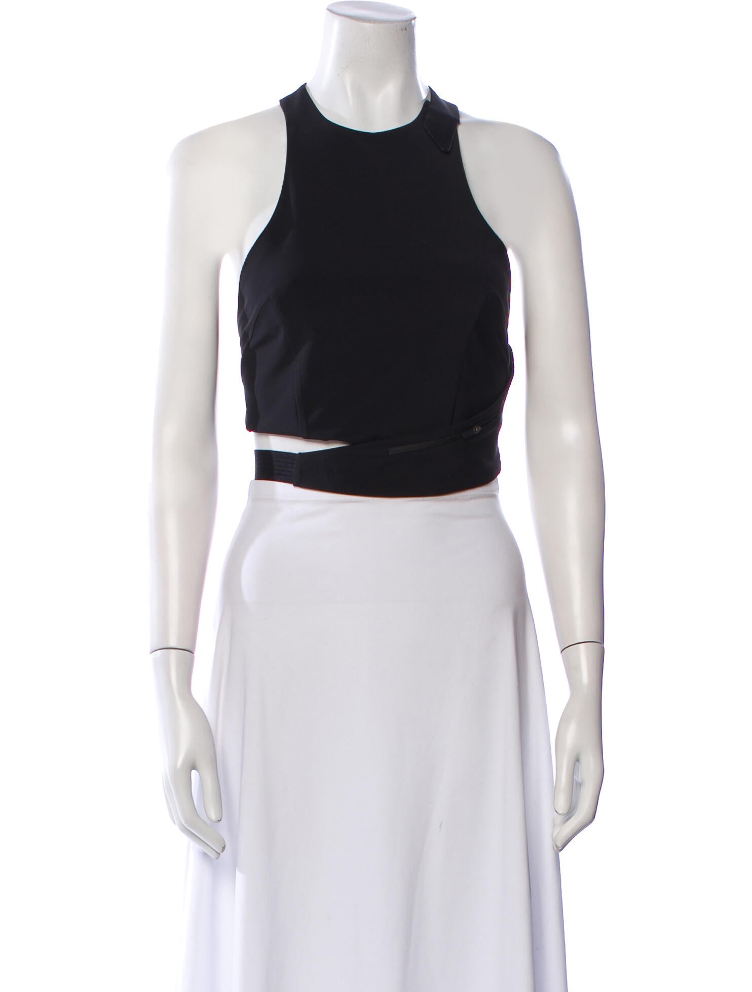 Hyein Seo Halterneck Sleeveless Crop Top