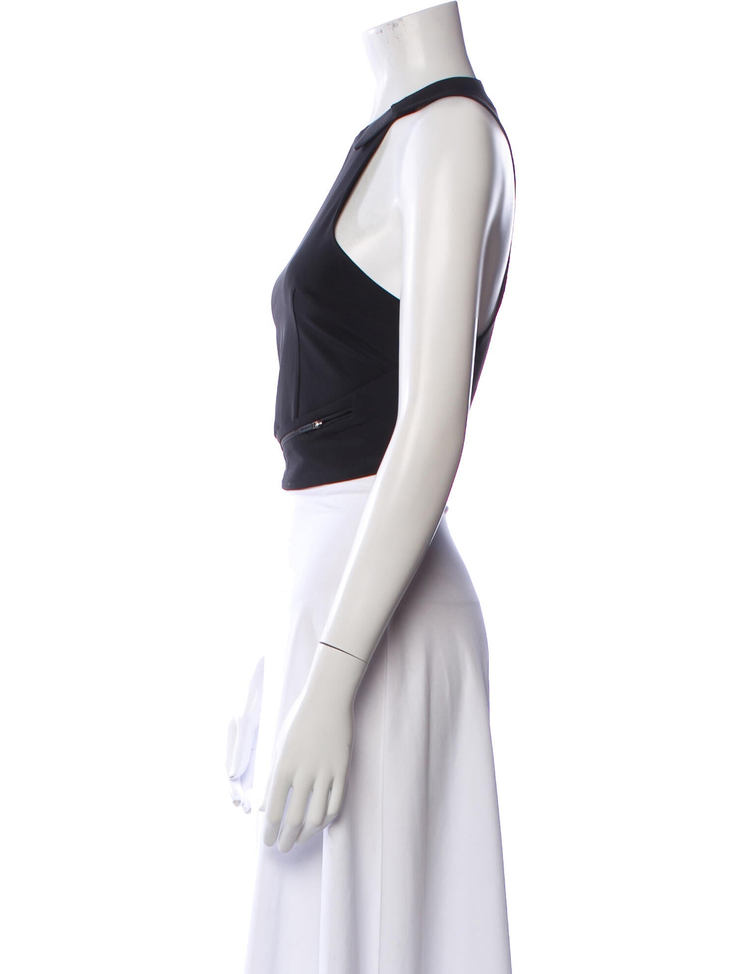 Hyein Seo Halterneck Sleeveless Crop Top