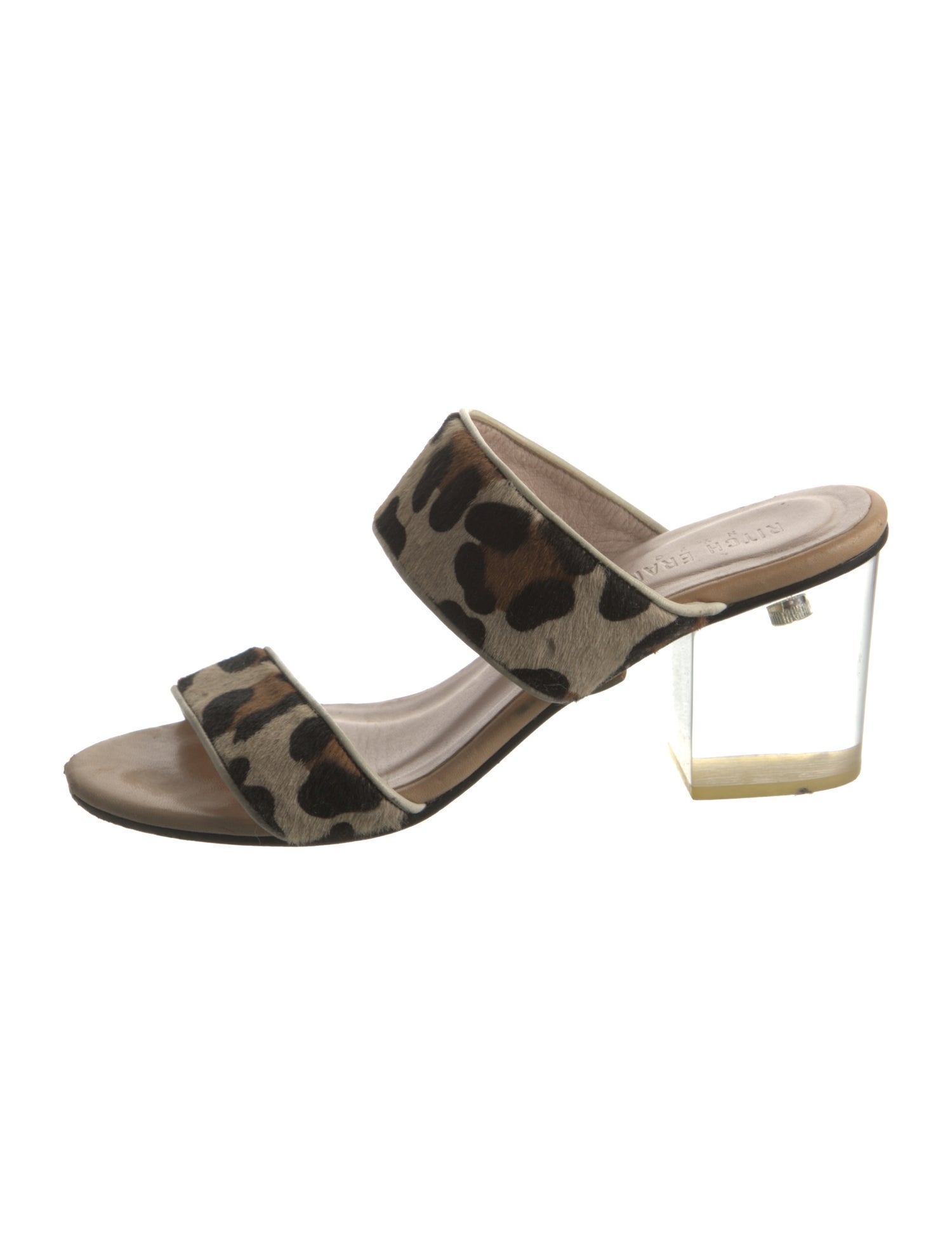 Ritch Erani NYFC Ponyhair Animal Print Slides