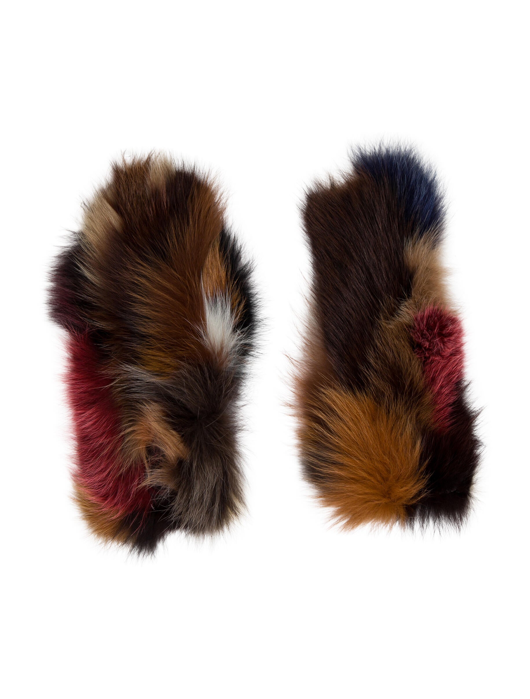 Mens Siberia Rabbit Fur Mittens S/M, Brown Mens Siberia Rabbit Fur Mittens S/M, Brown