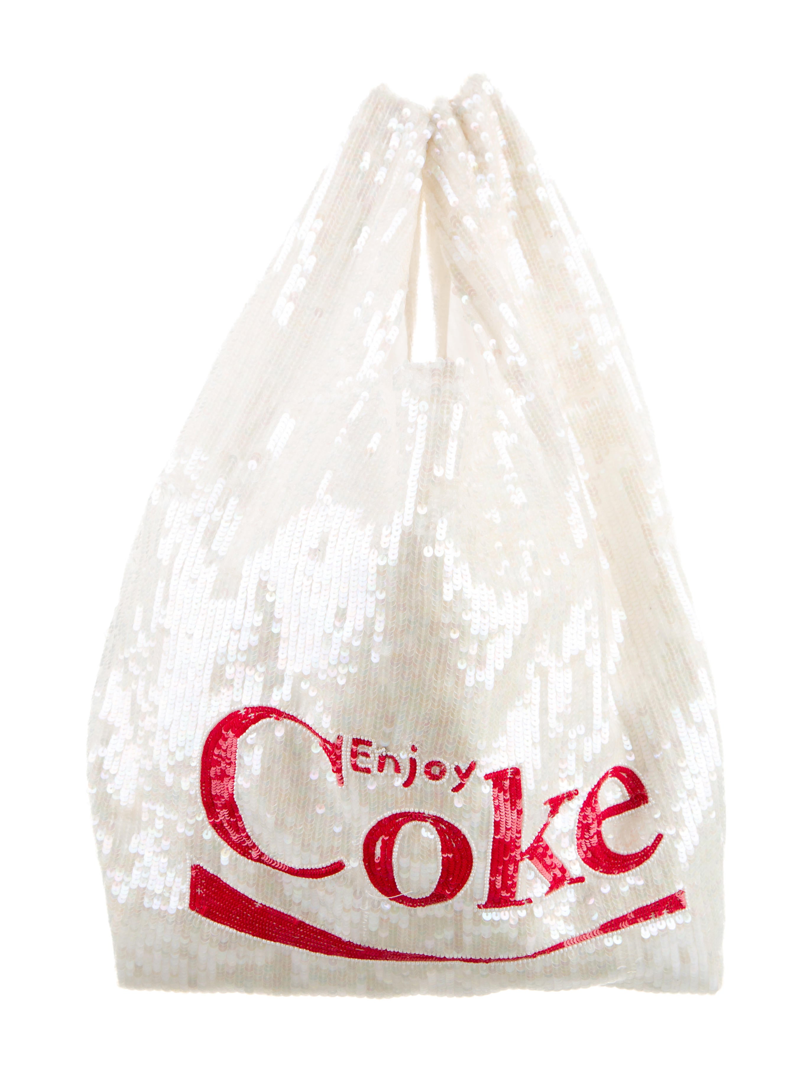 nacoco music サイン色紙 トートバッグ 나코코 사인용지&토트백 Ashish Enjoy Coke Tote - Neutrals Totes, Handbags - WI520186 | The