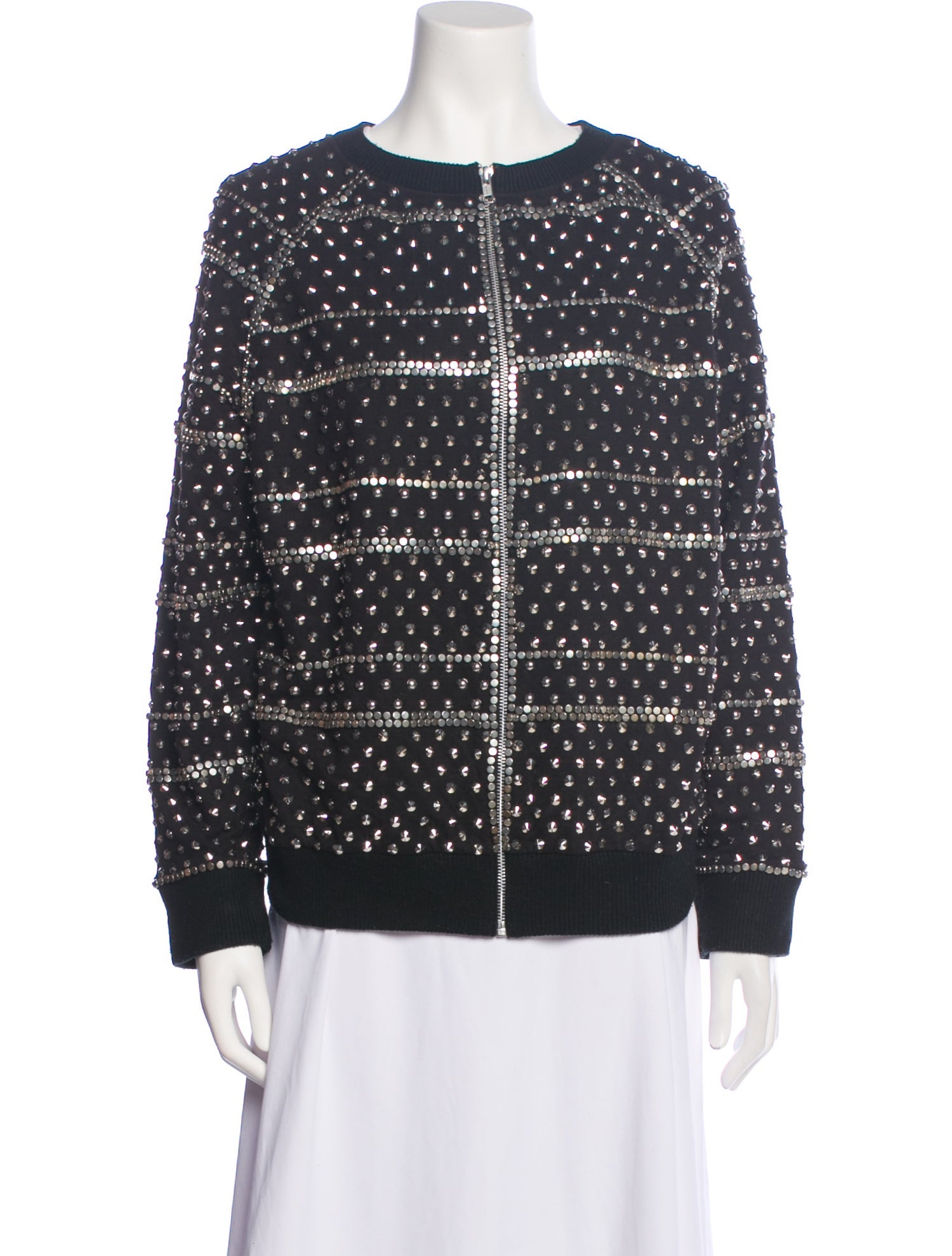 Ashish Patterned Crew Neck Sweater