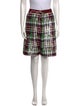 Ashish Plaid Print Knee-Length Shorts