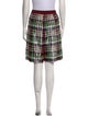Ashish Plaid Print Knee-Length Shorts