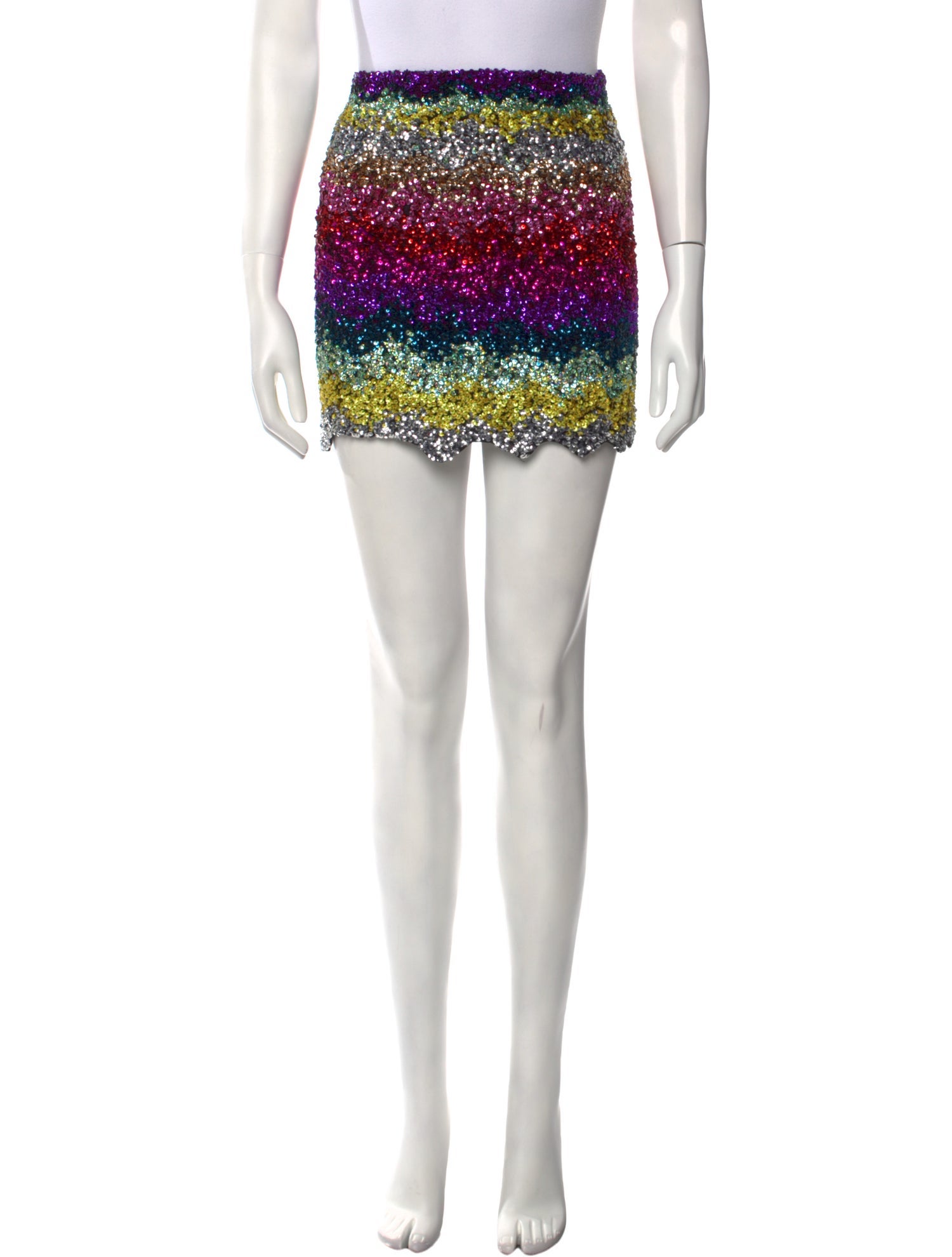 Ashish Striped Mini Skirt w/ Tags