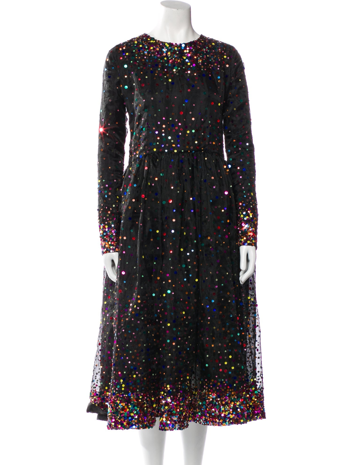Ashish Polka Dot Print Midi Length Dress w/ Tags