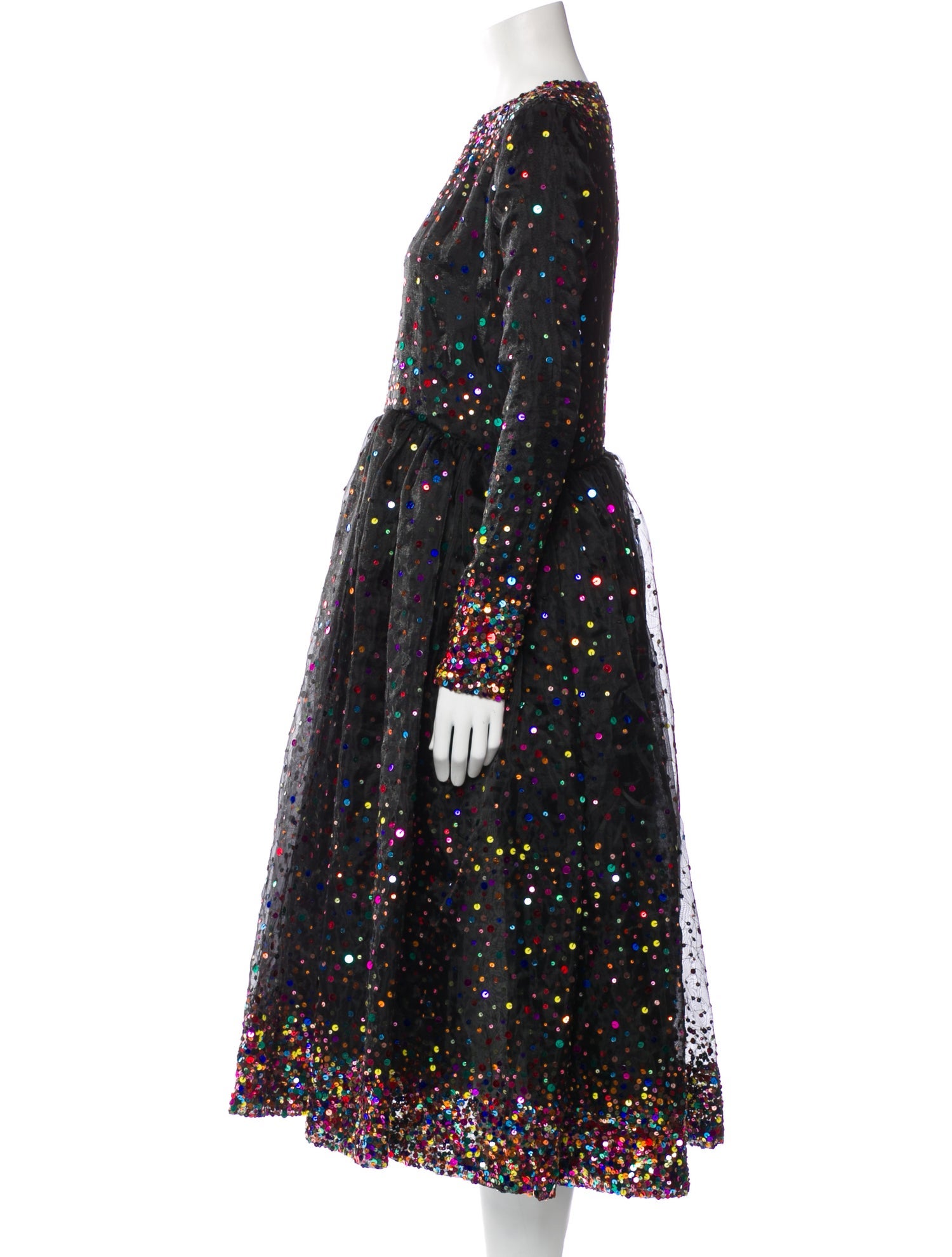 Ashish Polka Dot Print Midi Length Dress w/ Tags