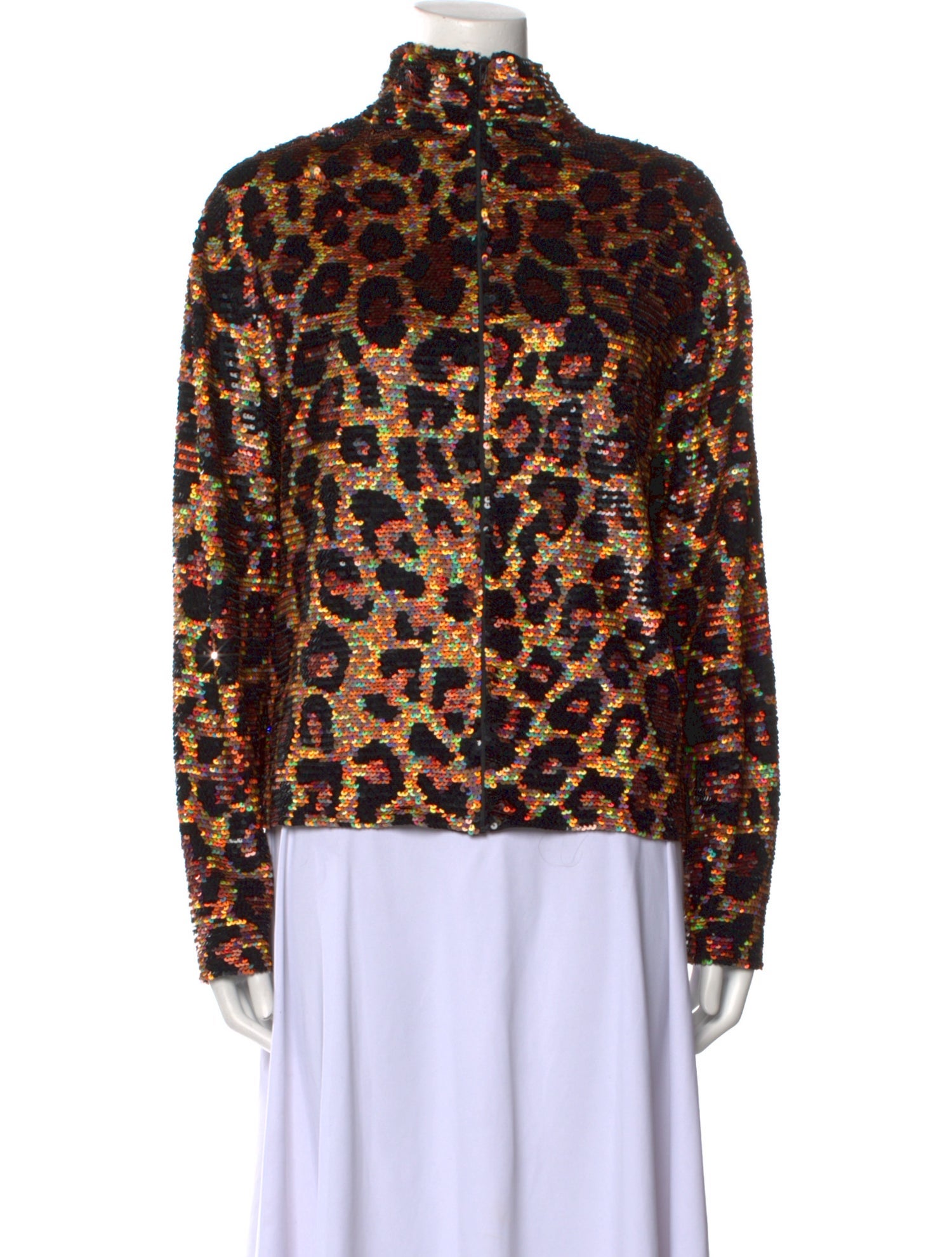 Ashish Silk Printed Evening Jacket