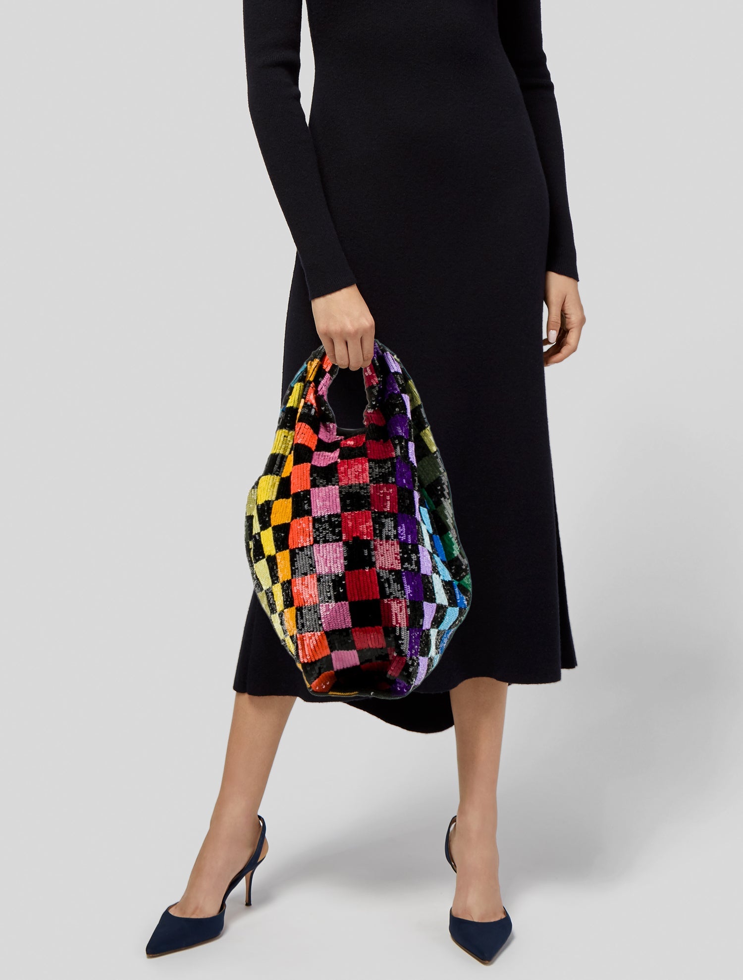 Ashish Sequins Top Handle Bag