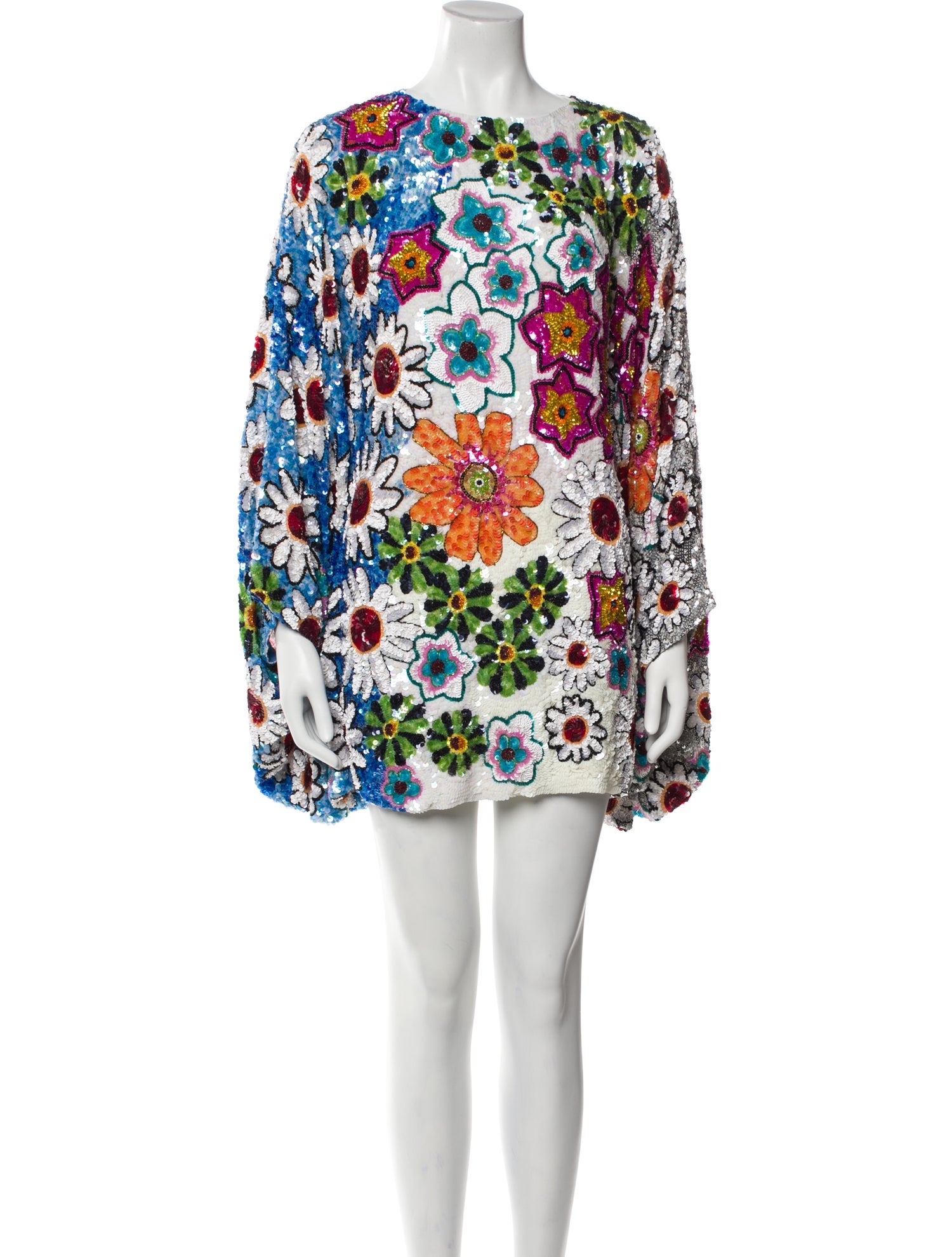 Ashish Floral Print Mini Dress w/ Tags