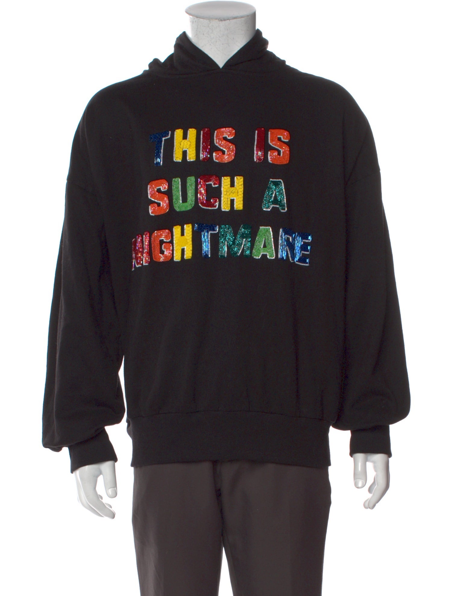 Ashish Graphic Print Crew Neck Hoodie