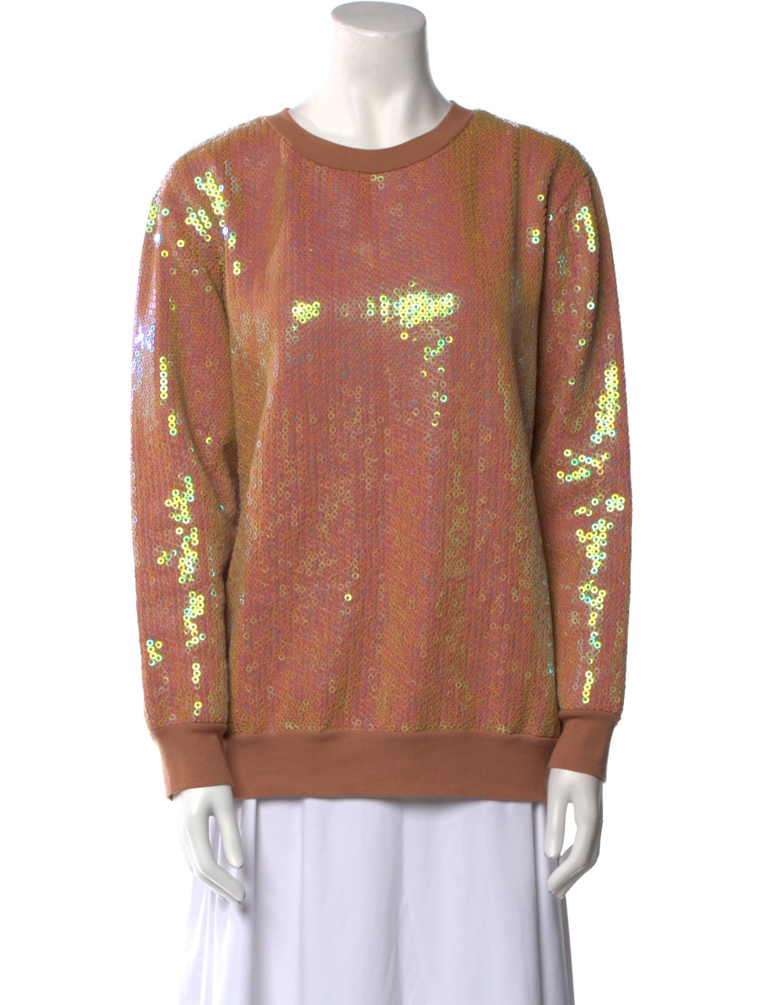 Ashish Crew Neck Long Sleeve Sweatshirt