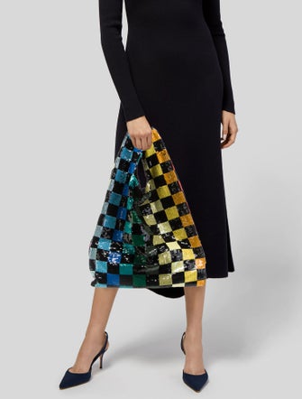 Ashish Sequins Top Handle Bag