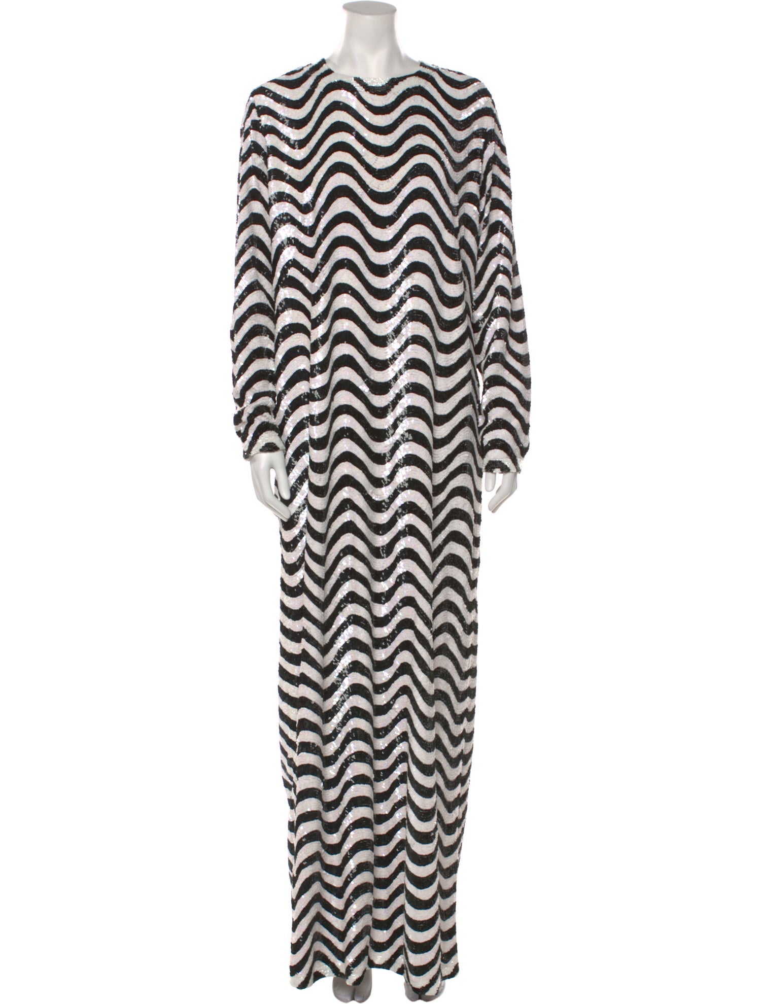 Ashish Striped Long Dress