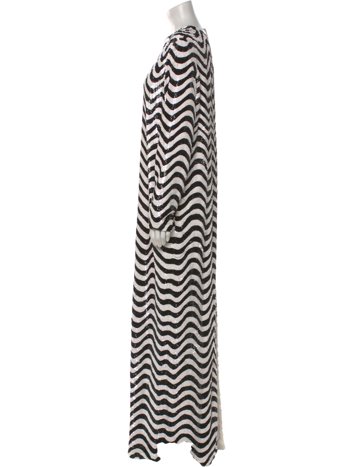 Ashish Striped Long Dress