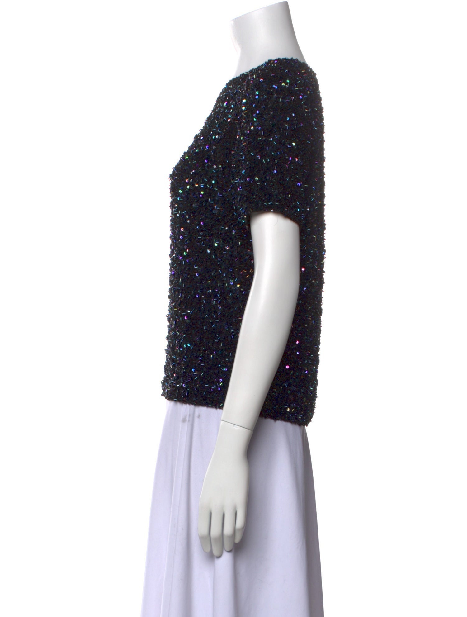 Ashish Silk Crew Neck T-Shirt