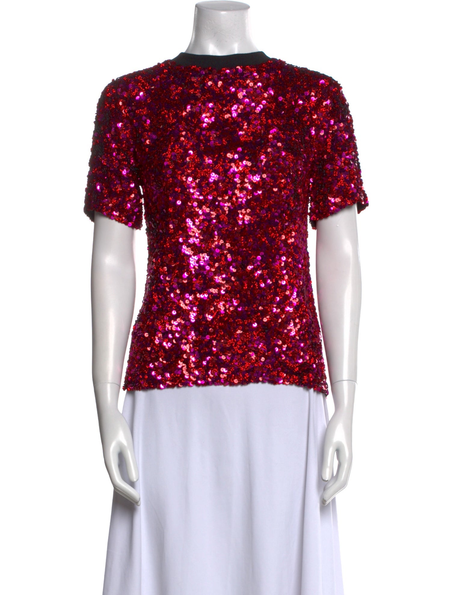 Ashish Mock Neck Short Sleeve Blouse w/ Tags