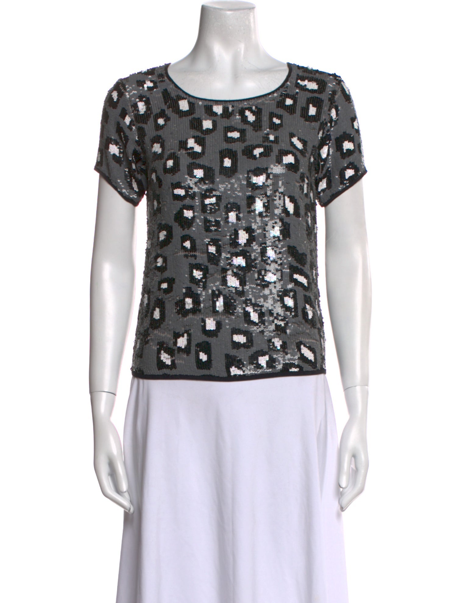 Ashish Printed Scoop Neck T-Shirt